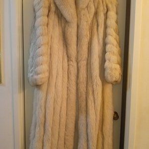 Silver Fox Fur Full Length
